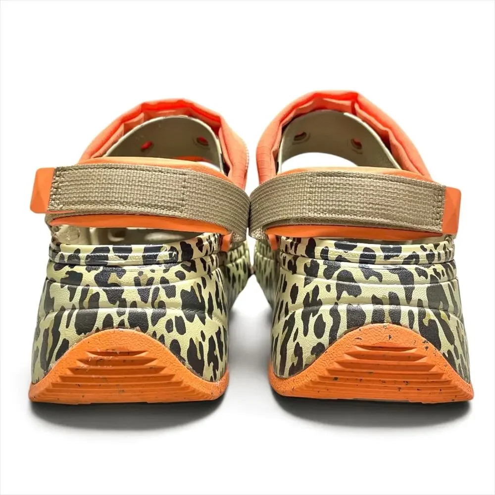 CROCS Hiking Xscape Animal Sandal Clogs in Khaki Leopard Animal Size M10 W12